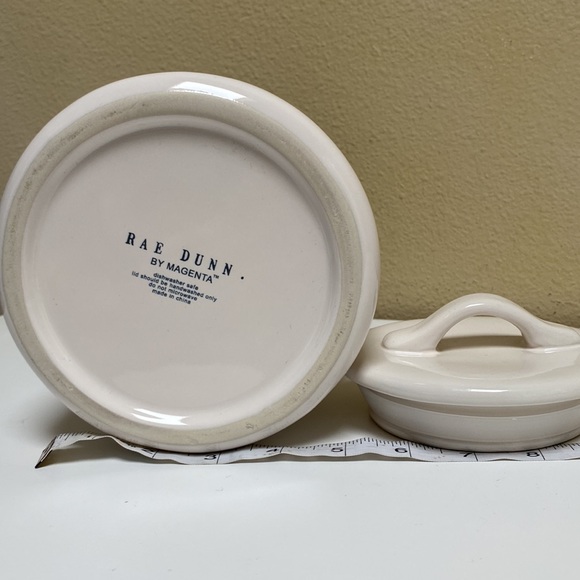 NWOT Rae Dunn Ivory Flour Ceramic Canister Container Jar with Lid - Picture 5 of 6
